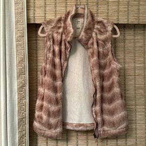 Dylan Pink Fur Vest